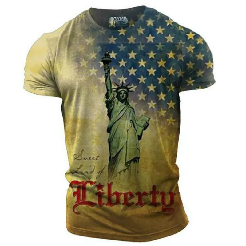 2023 Men's Vintage Printed T-shirt, Comfortable City Style T-shirt, European and American Style, Large, Summer, Fashion Top
2023 Men's Vintage Printed T-shirt, Comfortable City Style T-shirt, European and American Style, Large, Summer, Fashion Top