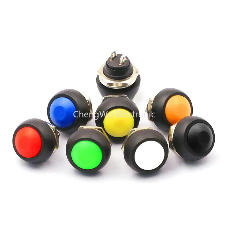 6pcs PBS-33B ON-OFF 2Pin Mini Switch 12mm Waterproof Momentary Push Button Switch Self-reset
6pcs PBS-33B ON-OFF 2Pin Mini Switch 12mm Waterproof Momentary Push Button Switch Self-reset