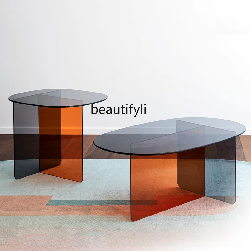 CXH Modern Designer Coffee Table Combination Living Room B & B Nordic Creative Sofa Transparent Side Table
CXH Modern Designer Coffee Table Combination Living Room B & B Nordic Creative Sofa Transparent Side Table