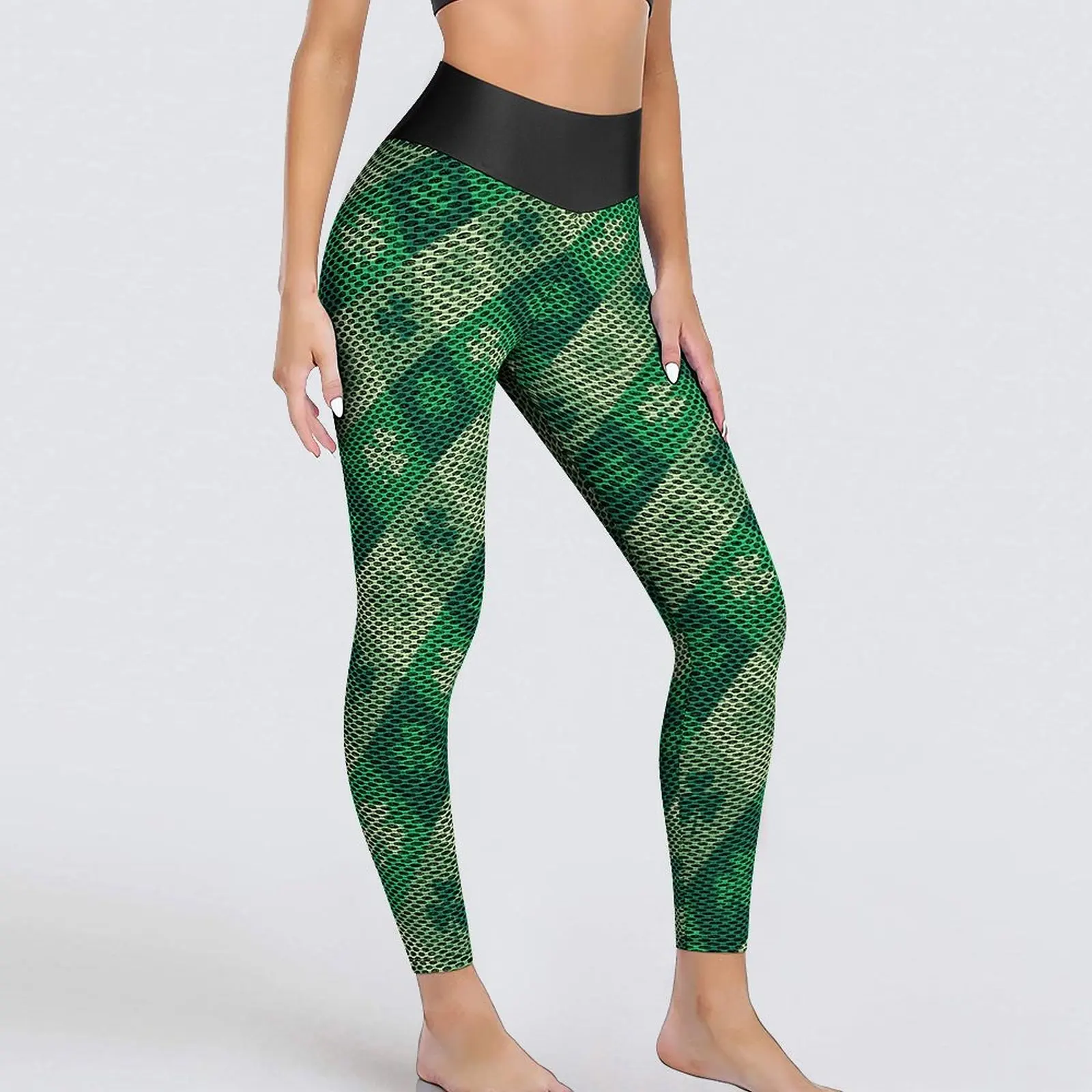 

Green Shamrock Leggings Sexy Lucky Saint Patricks Day Workout Yoga Pants Push Up Stretch Sport Legging Kawaii Graphic Leggins