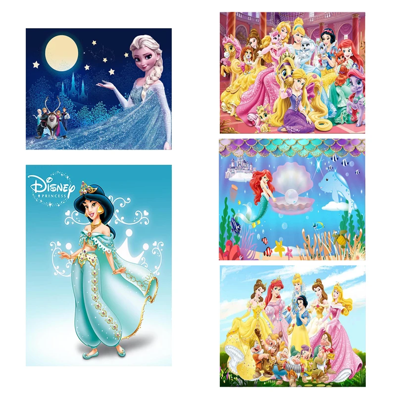 Disney Ariel Snow White Cinderella Aurora Belle Jasmine Princess Theme Birthday Party Supplies Baby Shower Kid Background Prop
Disney Ariel Snow White Cinderella Aurora Belle Jasmine Princess Theme Birthday Party Supplies Baby Shower Kid Background Prop
