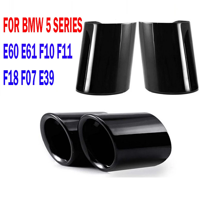2Pcs Car Cover Exhaust Muffler Tip Stainless Steel Pipe For BMW 5 Series 520i 523i 525i F10 F11 F07 E12 E28 E34 E39 E60 E61 Part
2Pcs Car Cover Exhaust Muffler Tip Stainless Steel Pipe For BMW 5 Series 520i 523i 525i F10 F11 F07 E12 E28 E34 E39 E60 E61 Part