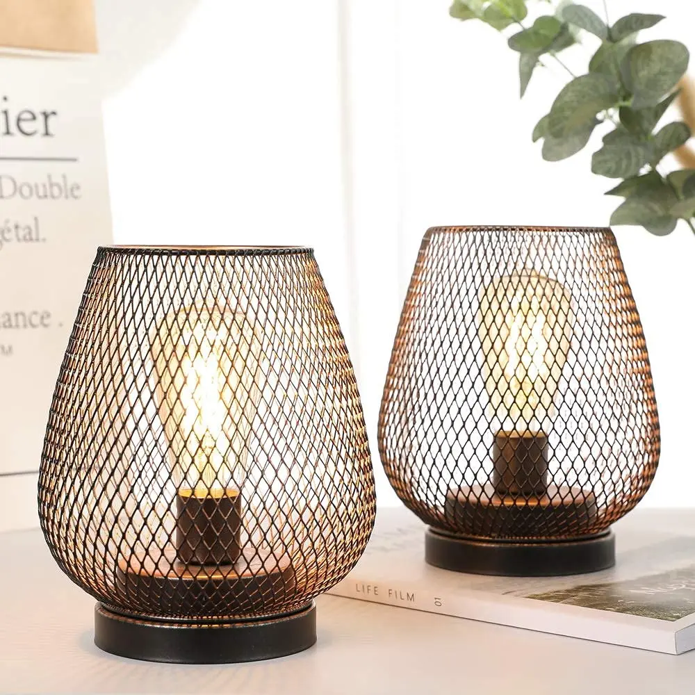 Powered, Set Bedside Cage Of Home Battery Battery Lamp High Table Living For Room Vintage Bedroom 17cm Lamp Lamps 2
Powered, Set Bedside Cage Of Home Battery Battery Lamp High Table Living For Room Vintage Bedroom 17cm Lamp Lamps 2