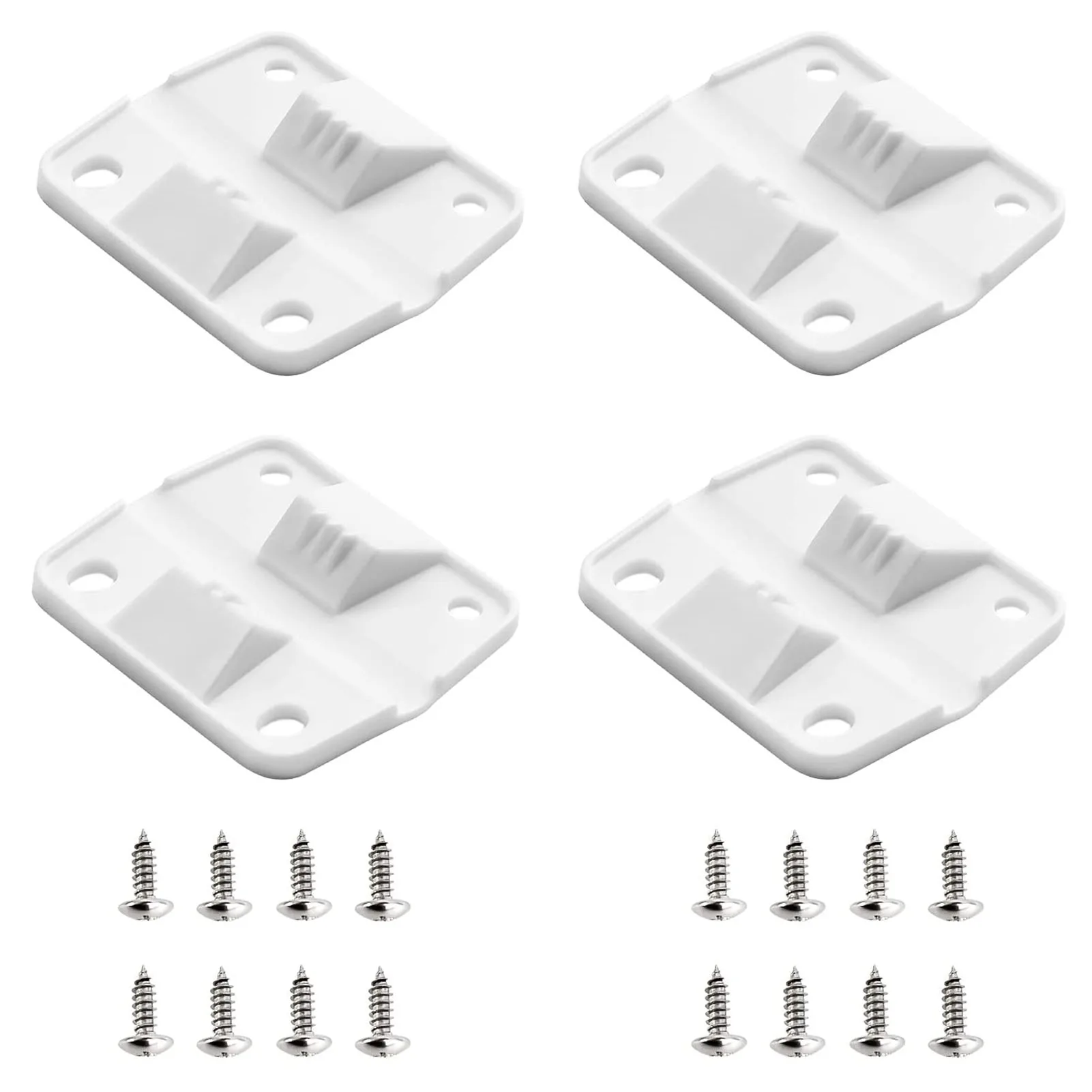 

4 Pack Cooler Hinges and Screws Set Hinges Replacement with Screws Set Hinges Set Replacement Compatible with Colemans Coolers