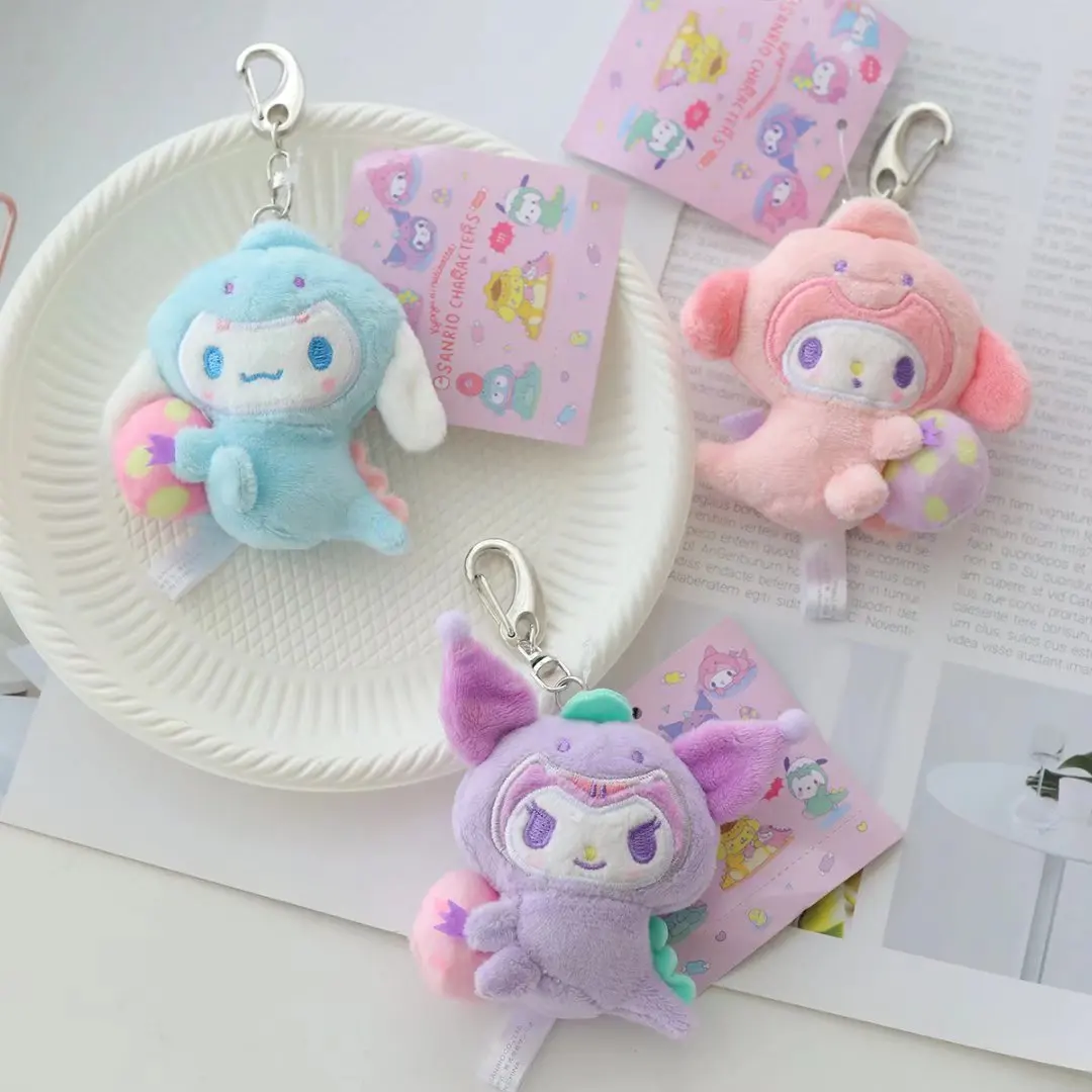 Sanrio Series Pendant Kuromi My Melody Cinnamoroll Plush Doll Backpack Pendant Anime Cute Keychain Schoolbag Decoration Gift
Sanrio Series Pendant Kuromi My Melody Cinnamoroll Plush Doll Backpack Pendant Anime Cute Keychain Schoolbag Decoration Gift