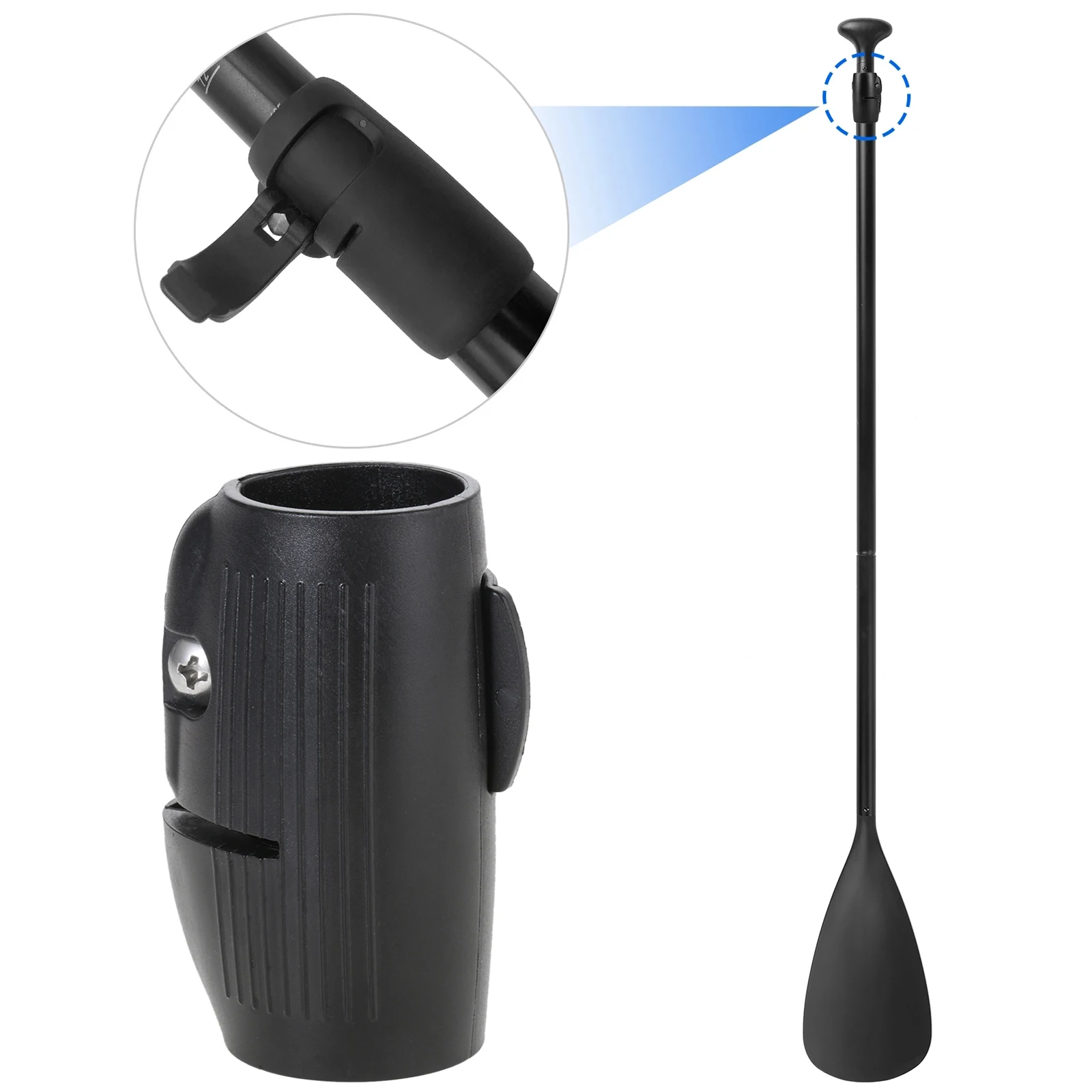 PVC Plastic Paddle Clamp Quick Release Paddle Shaft Clamp Adjuster Spare Clamp 70mm Black SUP Paddle Clamp for SUP Board Paddle
PVC Plastic Paddle Clamp Quick Release Paddle Shaft Clamp Adjuster Spare Clamp 70mm Black SUP Paddle Clamp for SUP Board Paddle