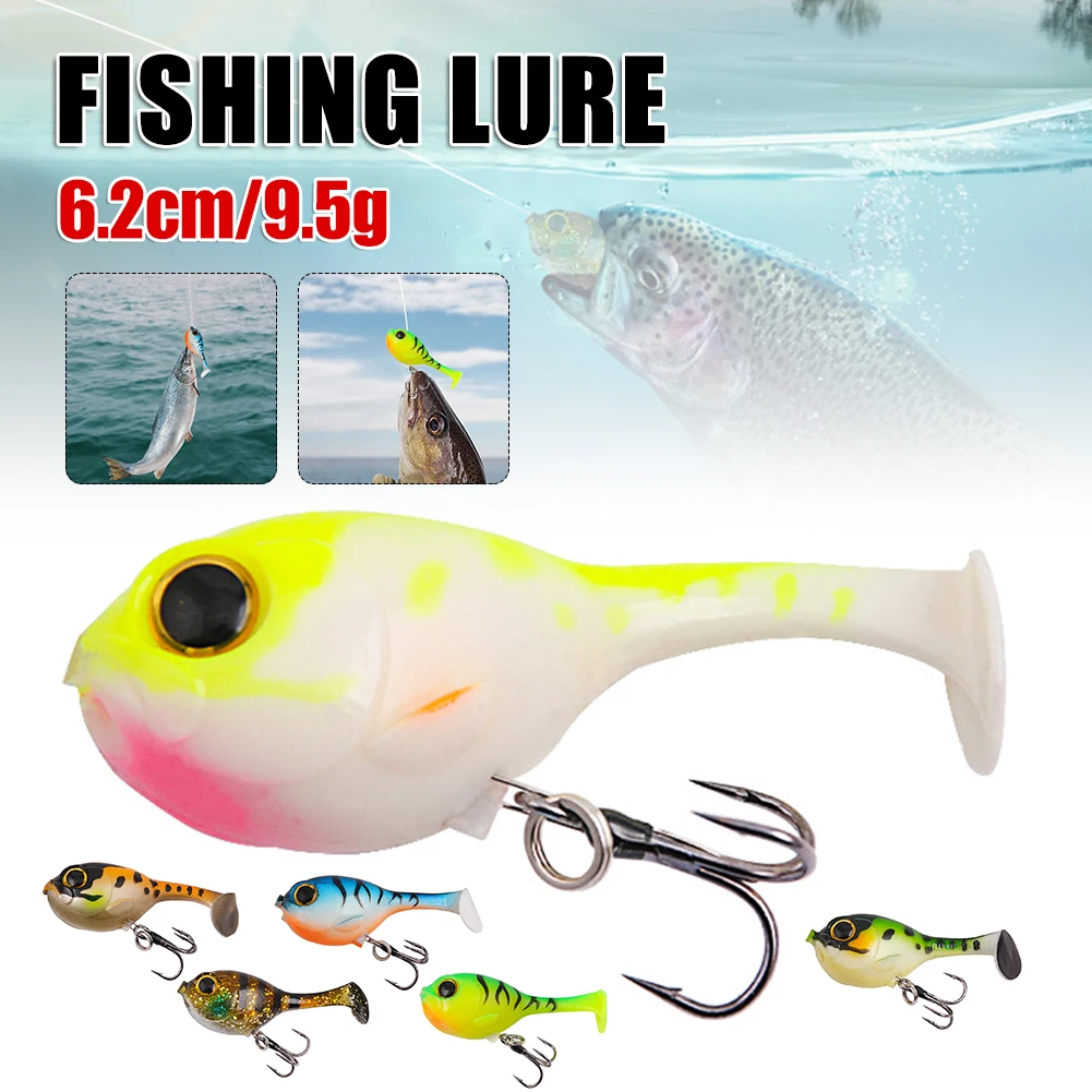 1pcs 62mm 9.5g Soft Bait Jighead Micro Fishing Lures Vivid Crankbait Wobblers Swimbait Trout Pesca Artificial Fishing Tackle
1pcs 62mm 9.5g Soft Bait Jighead Micro Fishing Lures Vivid Crankbait Wobblers Swimbait Trout Pesca Artificial Fishing Tackle
