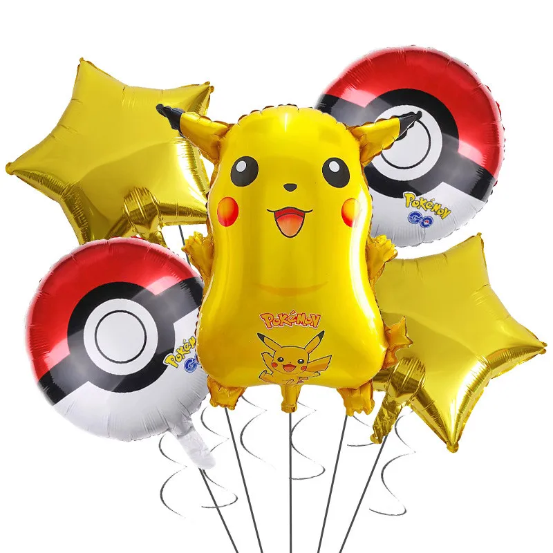 5pcs Pokemon Balloon Dream Theme Party Decoration Supplies Pikachu Balloon Set Kid Birthday Party Pocket Elf Combination Balloon
5pcs Pokemon Balloon Dream Theme Party Decoration Supplies Pikachu Balloon Set Kid Birthday Party Pocket Elf Combination Balloon