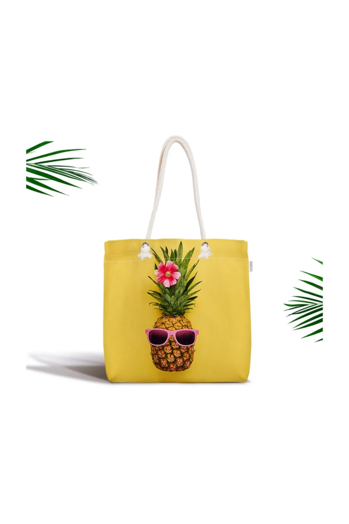Женская пляжная сумка с 3d-ананасами, современный дизайн, ткань на молнии с желтым фоном, сумка-тоут, летние сумки для покупок 
Женская пляжная сумка с 3d-ананасами, современный дизайн, ткань на молнии с желтым фоном, сумка-тоут, летние сумки для покупок
