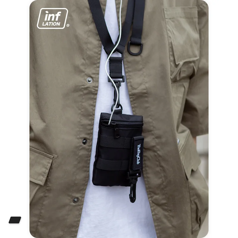 Inflation Trendy Japanese Functional Mini Bag Webbing Casual Messenger Bag Men Sports Bag Mobile Phone Bag Coin Pouch
Inflation Trendy Japanese Functional Mini Bag Webbing Casual Messenger Bag Men Sports Bag Mobile Phone Bag Coin Pouch