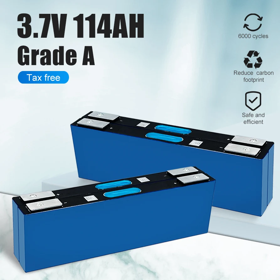 Scooter battery 12pcs Brand new Grade A NCM EVE 3.7v 114ah rechargeable lithium ion battery DIY 12v 36v 48v for golf carts Ev
Scooter battery 12pcs Brand new Grade A NCM EVE 3.7v 114ah rechargeable lithium ion battery DIY 12v 36v 48v for golf carts Ev