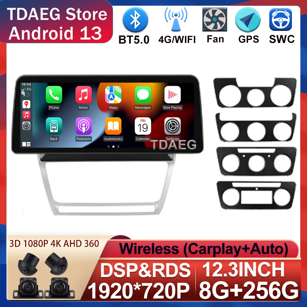 Автомобильный мультимедийный плеер 12,3 дюйма IPS Carplay 4G для Tesla, вертикальная магнитола, Видео Стерео для Skoda Octavia A5 2008-2013, GPS-навигация
Автомобильный мультимедийный плеер 12,3 дюйма IPS Carplay 4G для Tesla, вертикальная магнитола, Видео Стерео для Skoda Octavia A5 2008-2013, GPS-навигация