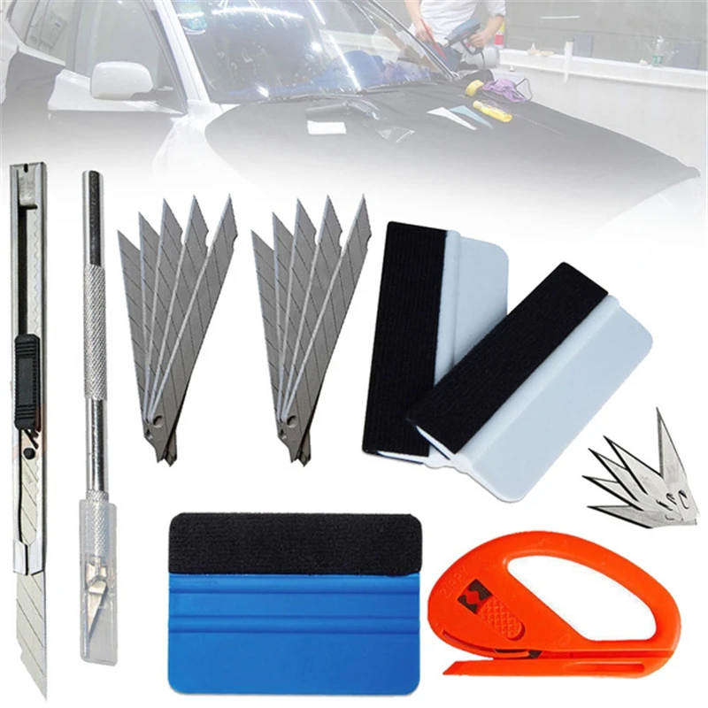 Car Filming Tool Set Auto Vinyl Tint Film Wrapping Felt Squeegee Cutter Installing Tool Kit Auto Sticker Felt Squeegee Scraper
Car Filming Tool Set Auto Vinyl Tint Film Wrapping Felt Squeegee Cutter Installing Tool Kit Auto Sticker Felt Squeegee Scraper