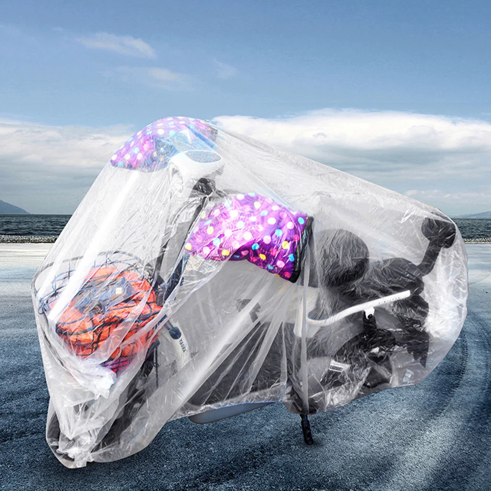 2pcs Disposable Motorcycle Cover PE Motorcycle Cover Portable Protective Cover
2pcs Disposable Motorcycle Cover PE Motorcycle Cover Portable Protective Cover
