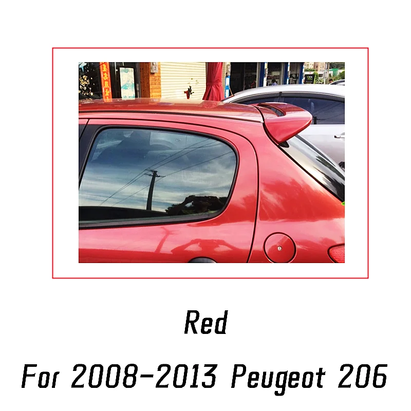 Для хэтчбека 2013-2018 Peugeot 206, Задняя Крышка багажника, спойлер на крышу, крылья из АБС-пластика, черный карбоновый автомобильный внешний тюнинг, аксессуары 
Для хэтчбека 2013-2018 Peugeot 206, Задняя Крышка багажника, спойлер на крышу, крылья из АБС-пластика, черный карбоновый автомобильный внешний тюнинг, аксессуары