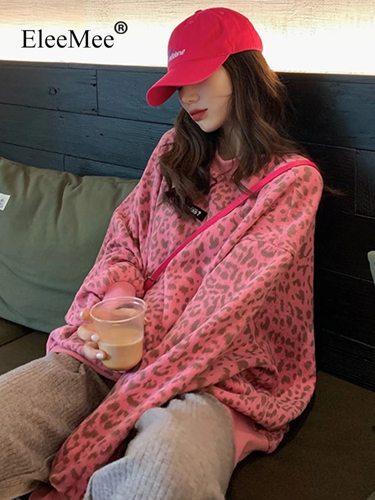EleeMee Hoodies Women Leopard Print 2022 Ins Fashion Sweater Casual New Arrival Female Sweatshirt Streetwear Top Size S-XL
EleeMee Hoodies Women Leopard Print 2022 Ins Fashion Sweater Casual New Arrival Female Sweatshirt Streetwear Top Size S-XL