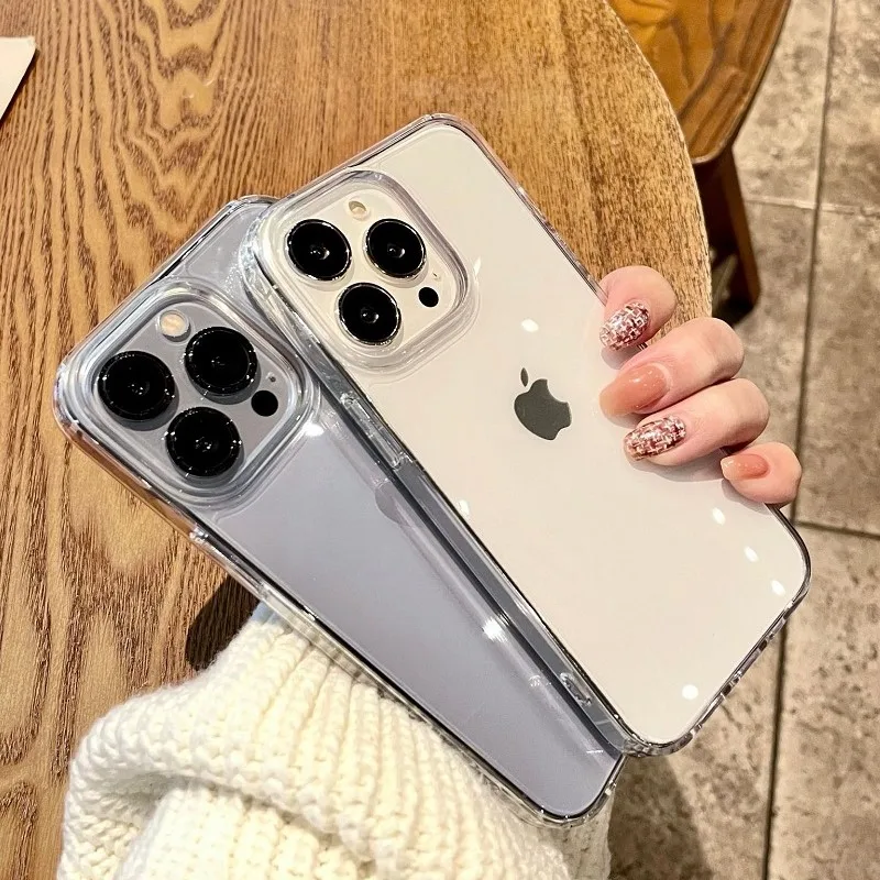 Luxury Transparent Soft Acrylic Phone Case For iPhone 13 12 11 Pro Max XS X XR SE 2020 7 8 Plus Mini Shockproof Protective Cover
Luxury Transparent Soft Acrylic Phone Case For iPhone 13 12 11 Pro Max XS X XR SE 2020 7 8 Plus Mini Shockproof Protective Cover