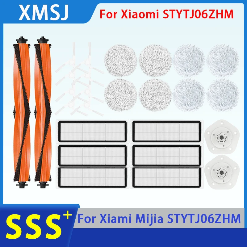 For Xiaomi STYTJ06ZHM Robot Vacuum Cleaner Accessories Main Side Brush HEPA Filter Mop Cloth Cleaning Replacement Spare Parts
For Xiaomi STYTJ06ZHM Robot Vacuum Cleaner Accessories Main Side Brush HEPA Filter Mop Cloth Cleaning Replacement Spare Parts