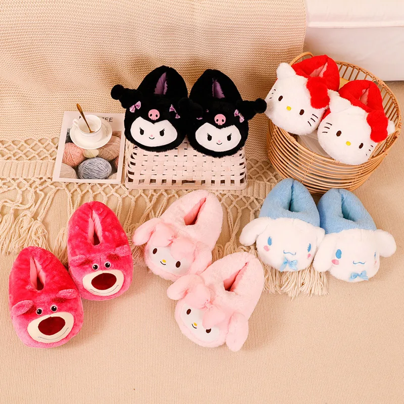 Sanriod Anime Hobby My Melody Kuromi Cinnamoroll Home Warm Home Shoes Plush Non-Slip Cotton Slippers Gift for Girlfriend
Sanriod Anime Hobby My Melody Kuromi Cinnamoroll Home Warm Home Shoes Plush Non-Slip Cotton Slippers Gift for Girlfriend