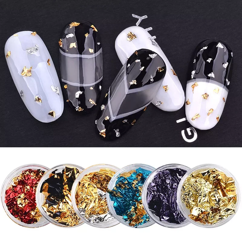 1 Box Colorful Nail Art Glitter Aluminum Foils Irregular Sticker Flakes Foil Paper 3d Creative Decorations Manicure Accessories
1 Box Colorful Nail Art Glitter Aluminum Foils Irregular Sticker Flakes Foil Paper 3d Creative Decorations Manicure Accessories