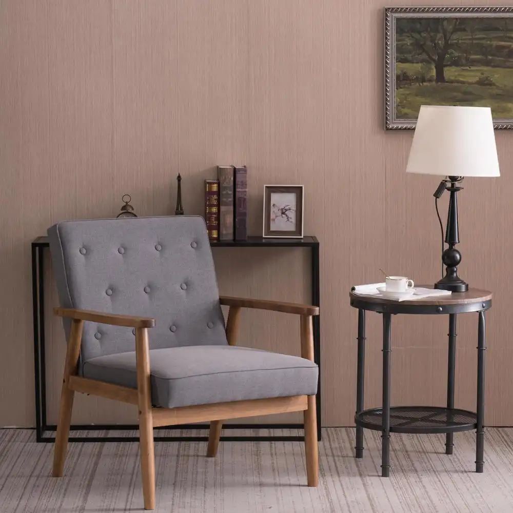 UBesGoo Accent Club Chair Modern Solid Wood & Fabric Lounge Armchair Single sofa with Metal Frame and Soft Cushion Gray
UBesGoo Accent Club Chair Modern Solid Wood & Fabric Lounge Armchair Single sofa with Metal Frame and Soft Cushion Gray