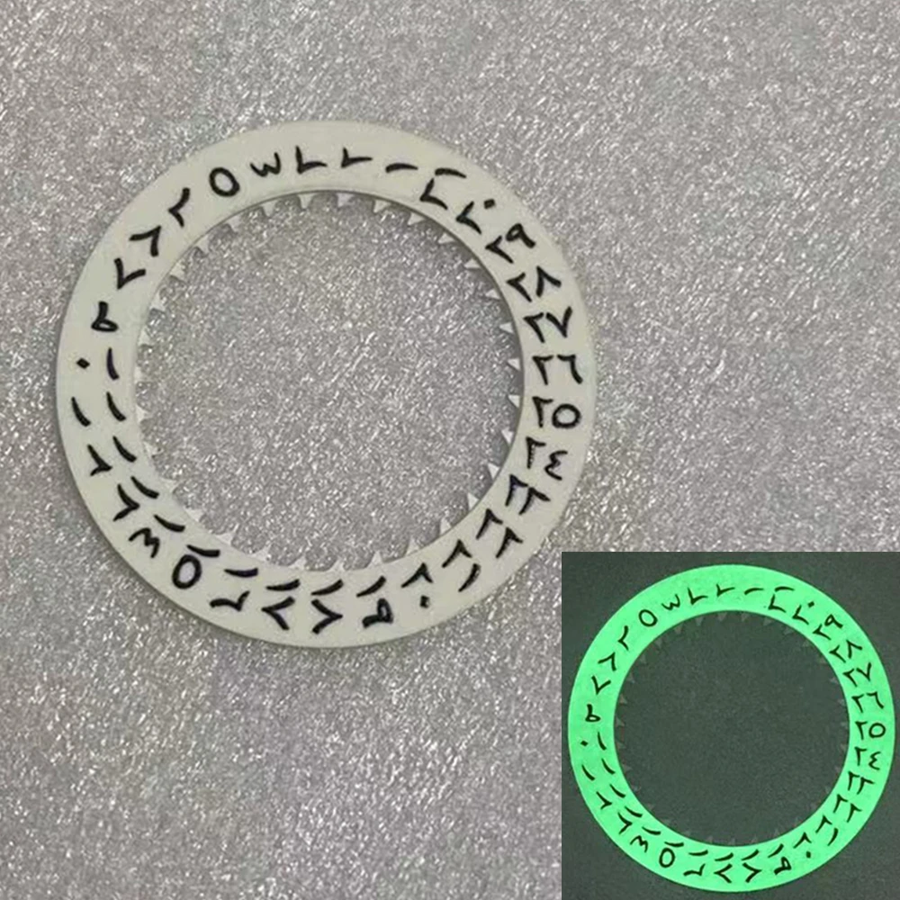 

Green Luminous Date Disc Calendar Disk for NH35 NH36 4R35 4R36 Movement Date Wheel Calendar Plate Watch Modified Accessories