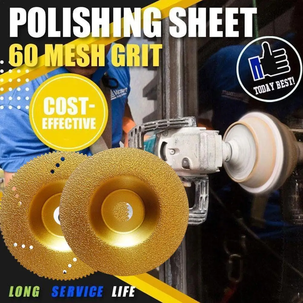 Cutting Disc Brazed Diamond Disk Diameter 10cm Grinding Wheel For Angle Grinder Circular Saw Disc Grinding Rotary Tools J1p5
Cutting Disc Brazed Diamond Disk Diameter 10cm Grinding Wheel For Angle Grinder Circular Saw Disc Grinding Rotary Tools J1p5