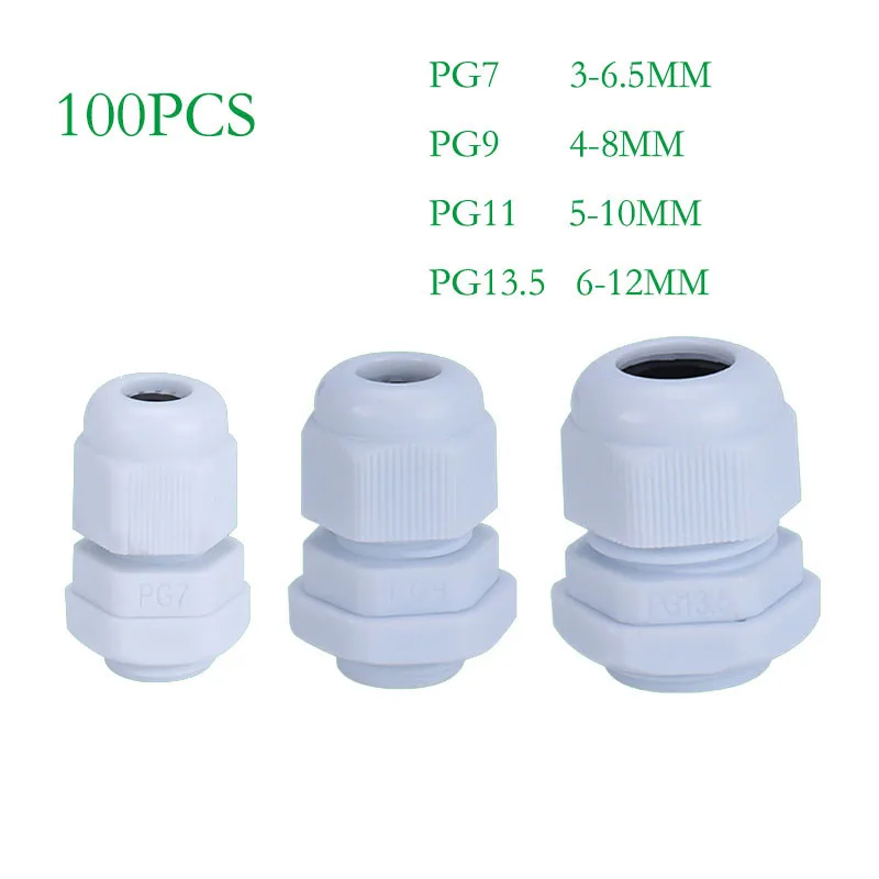 Wholesale 100 Pcs/lot Wire Waterproof Connector Nylon Waterproof Cable PG Connector White IP68 Wire Seal Quick Connector 
Wholesale 100 Pcs/lot Wire Waterproof Connector Nylon Waterproof Cable PG Connector White IP68 Wire Seal Quick Connector
