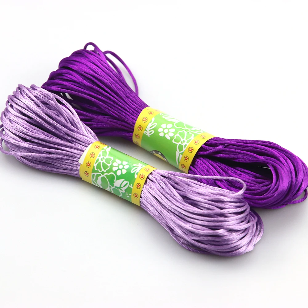 20 Yards/LOT 1.5mm Silk Satin Rope Nylon Rope DIY Rat Tail Rope Chinese Knot Bracelet Rope
20 Yards/LOT 1.5mm Silk Satin Rope Nylon Rope DIY Rat Tail Rope Chinese Knot Bracelet Rope