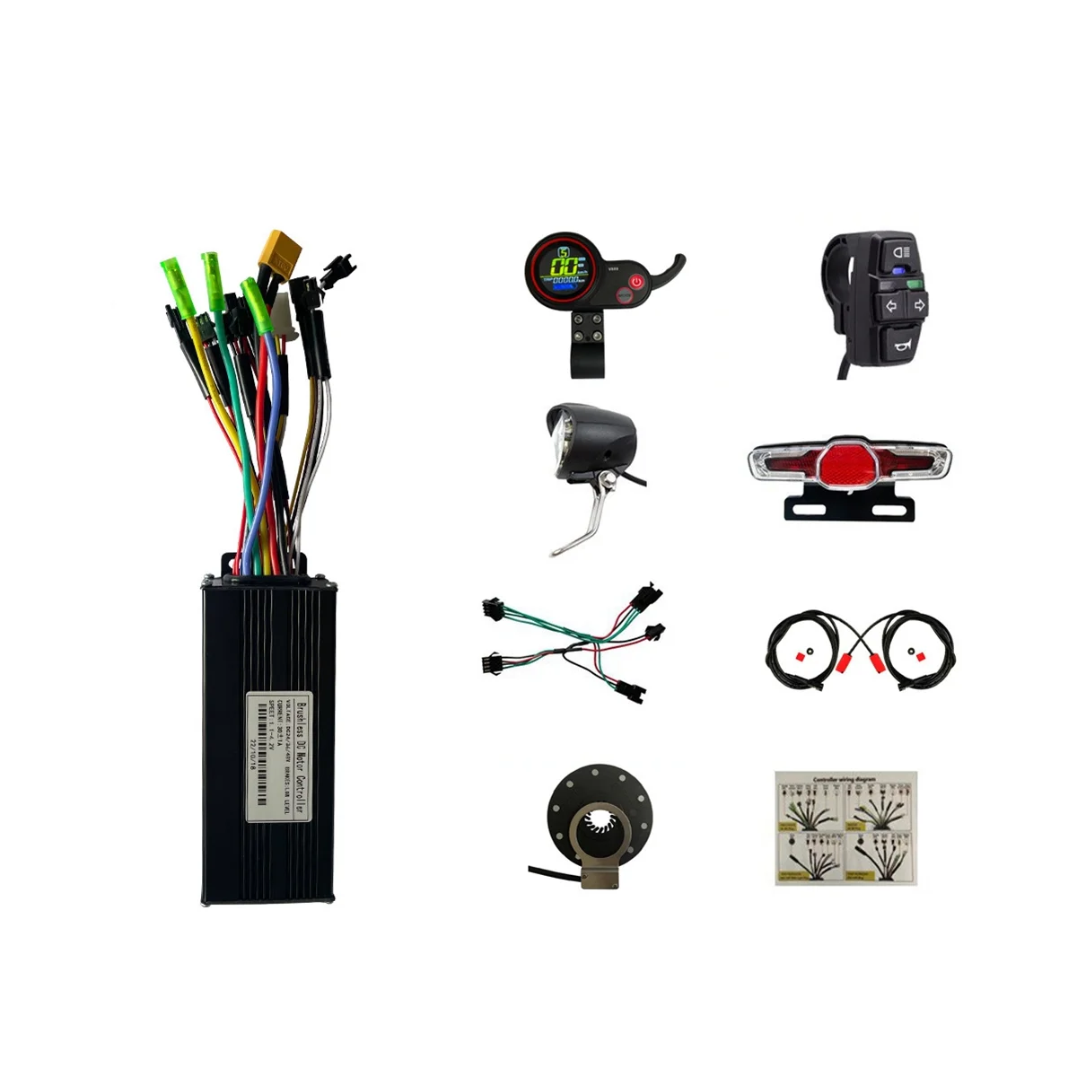 36V 48V 750W 1000W Electric Scooter Motor 30A Controller Intelligent Brushless Three-Mode Controller+V889 Display
36V 48V 750W 1000W Electric Scooter Motor 30A Controller Intelligent Brushless Three-Mode Controller+V889 Display