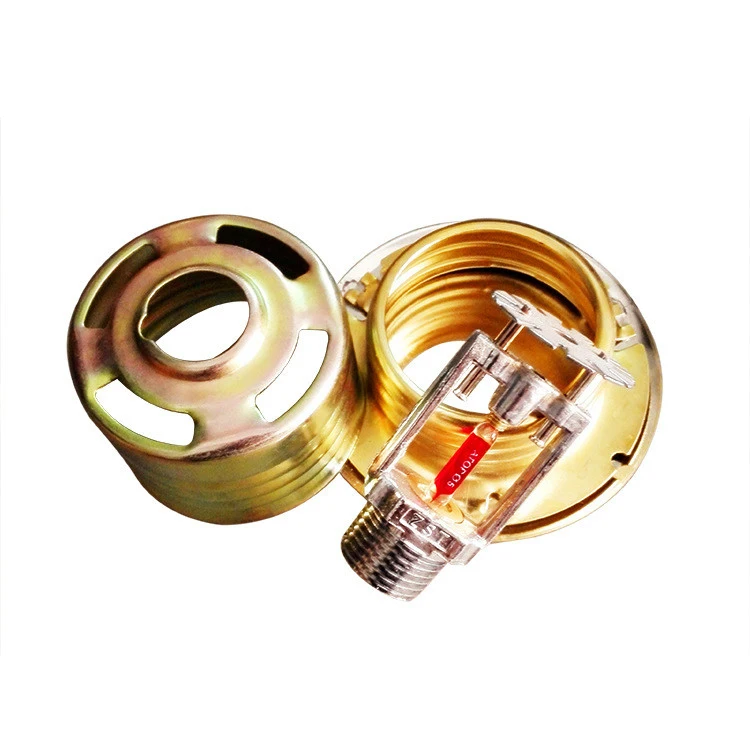 Brass Concealed Fire Sprinkler Head DN15 Pendent Fire Sprinkler Fire Extinguishing System Protection 68 degree 93 degree
Brass Concealed Fire Sprinkler Head DN15 Pendent Fire Sprinkler Fire Extinguishing System Protection 68 degree 93 degree