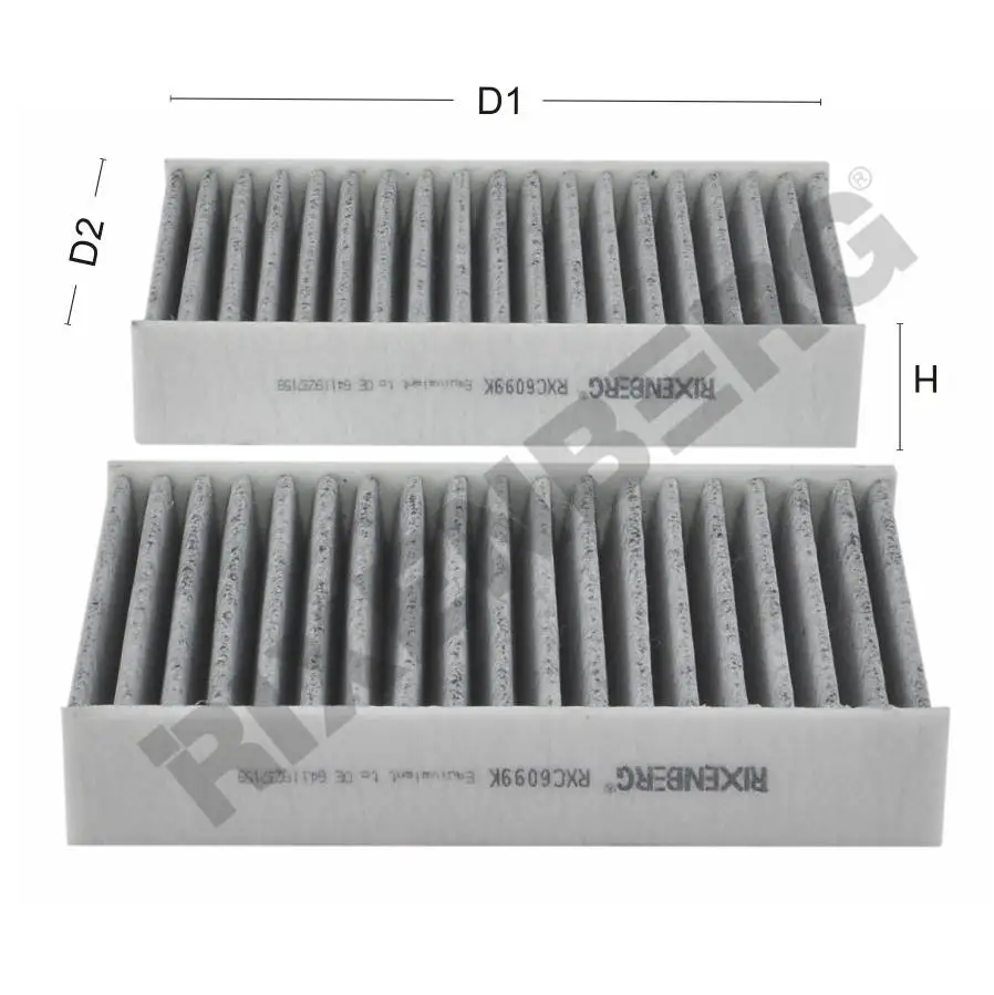 CABIN FILTER FILTER FOR BMW F48 X1 16d- 18d- 18I- 20d- 20I- 25d- 25I- 28I (2015) / MINI COOPER 1.2 - 1.5 2014 Carbonide
CABIN FILTER FILTER FOR BMW F48 X1 16d- 18d- 18I- 20d- 20I- 25d- 25I- 28I (2015) / MINI COOPER 1.2 - 1.5 2014 Carbonide