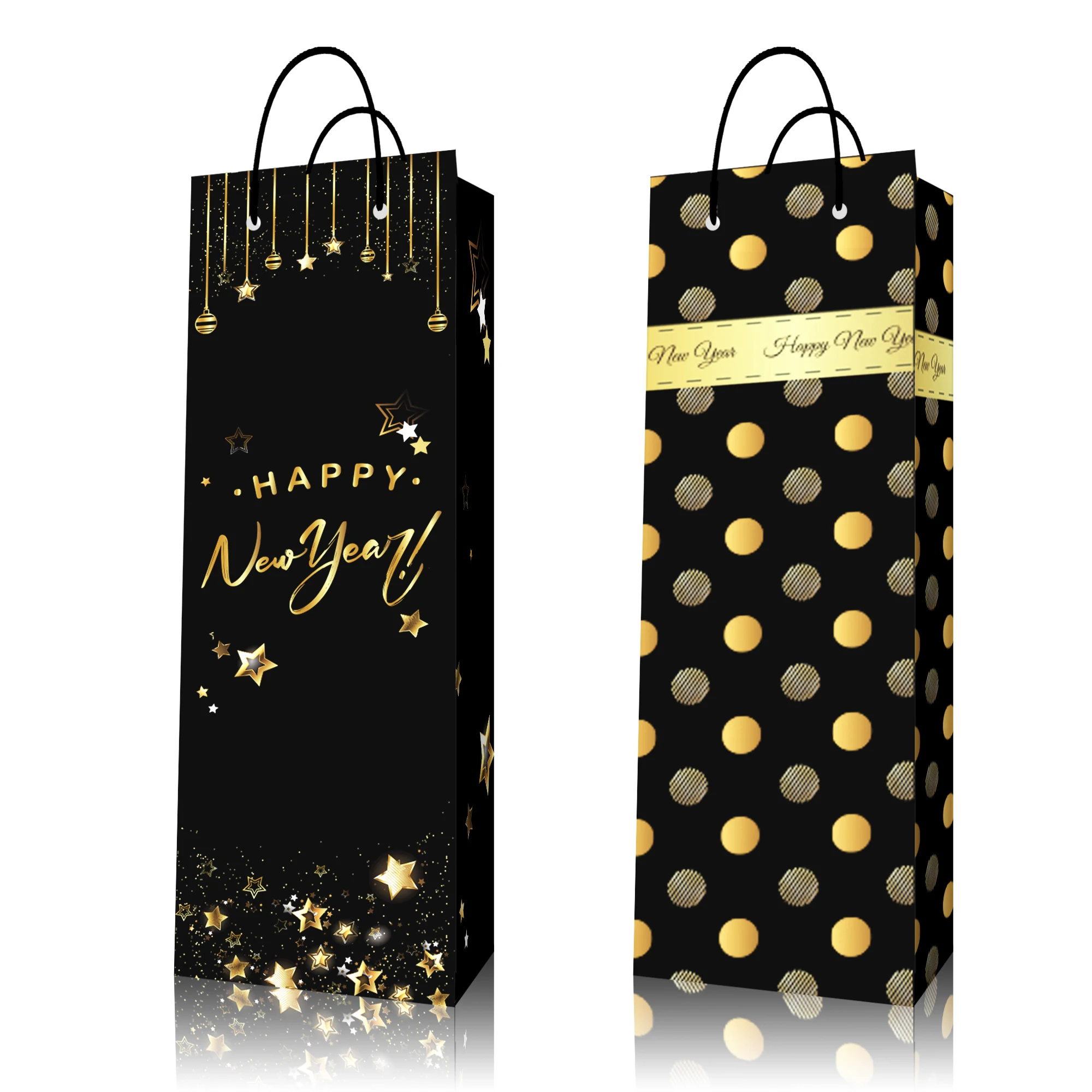 HJ001 6pcs 2023 Happy New Year Party Red Wine Packing Decorations Boxes Christmas Party Whiskey Champagne Wine Box Supplies
HJ001 6pcs 2023 Happy New Year Party Red Wine Packing Decorations Boxes Christmas Party Whiskey Champagne Wine Box Supplies