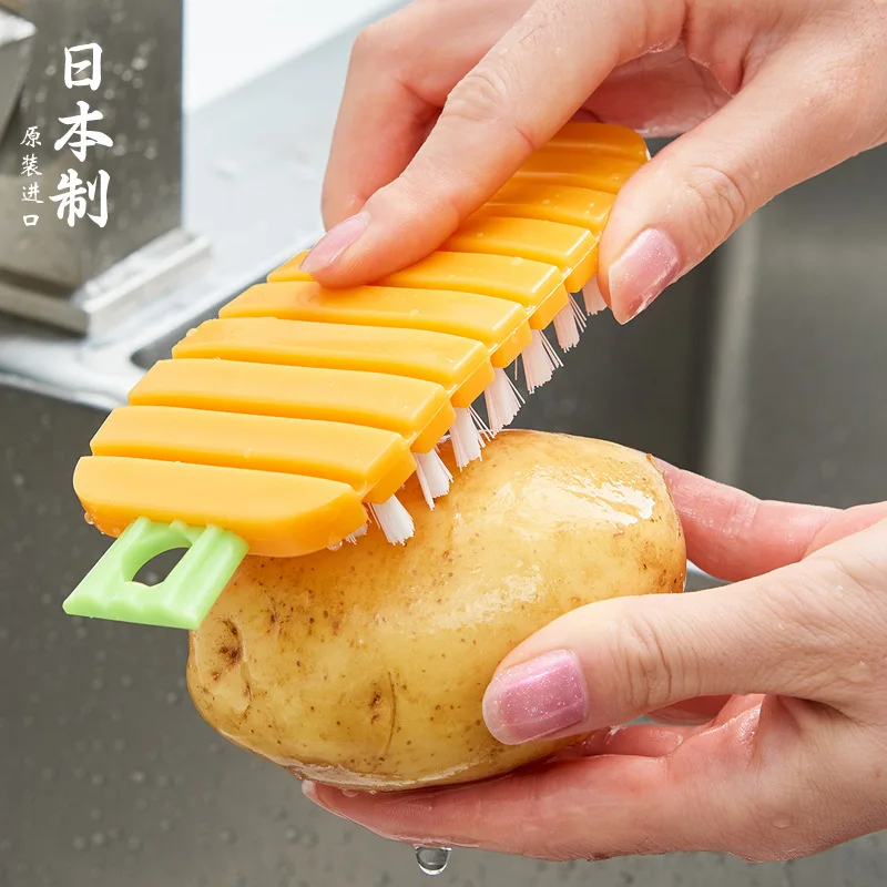 Vegetable Brush Potato Scrubber Brush Vegetable Brush Scrubber for Food Flexible Bristles Kitchen Brush for Fruits
Vegetable Brush Potato Scrubber Brush Vegetable Brush Scrubber for Food Flexible Bristles Kitchen Brush for Fruits