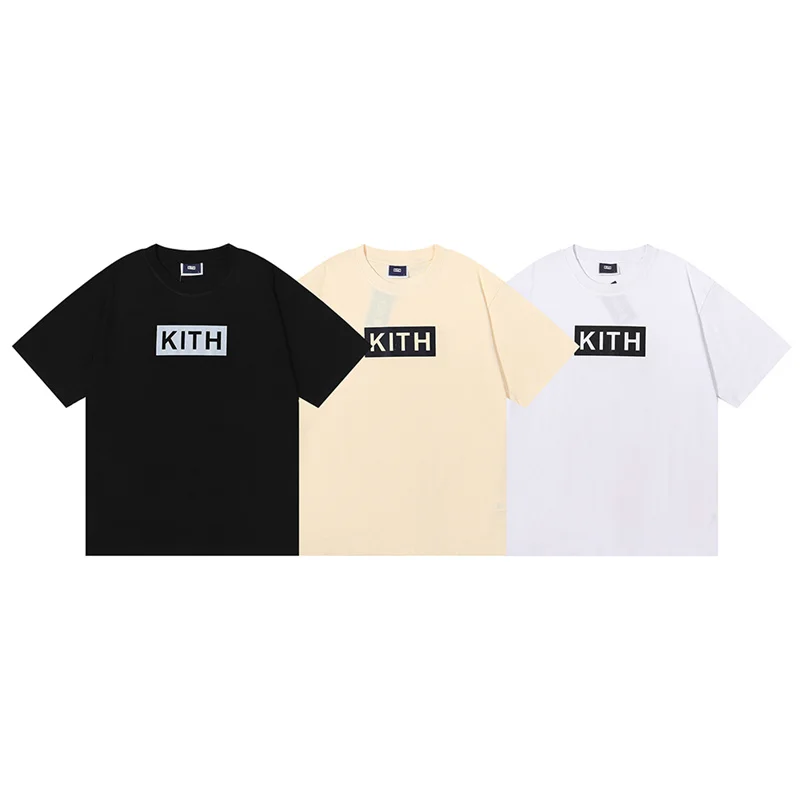 2023 New KITH BOX LOGO Simple Solid Color Printing High Quality Double Yarn Cotton Short Sleeve T-shirt For Men Women
2023 New KITH BOX LOGO Simple Solid Color Printing High Quality Double Yarn Cotton Short Sleeve T-shirt For Men Women