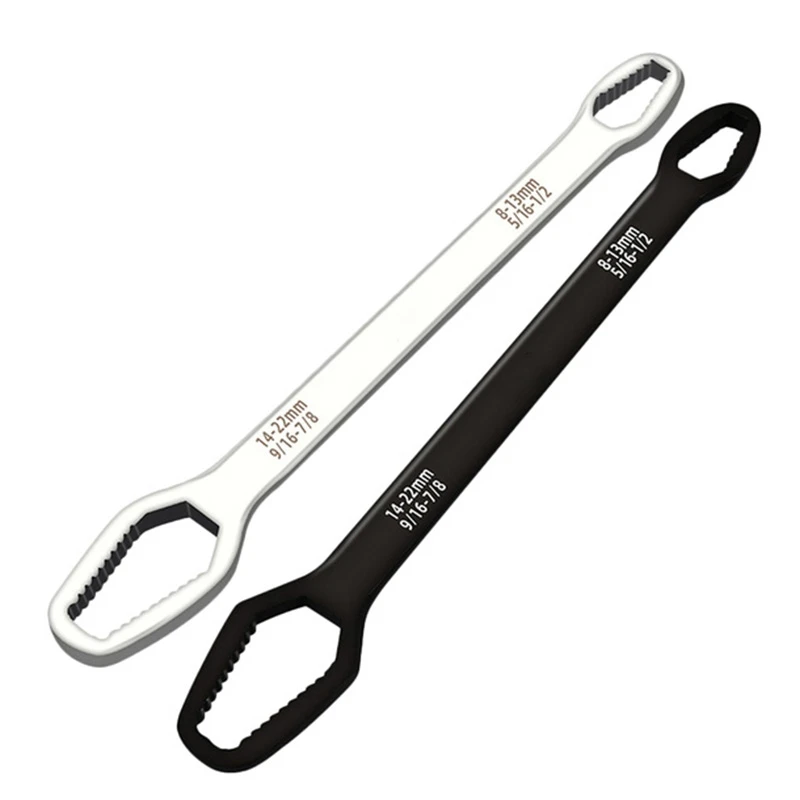Universal Torx Wrench Double-Head Self-Tightening Adjustable Wrench 8-22Mm Board Both Ends Shaped Multi-Purpose 2 Pack
Universal Torx Wrench Double-Head Self-Tightening Adjustable Wrench 8-22Mm Board Both Ends Shaped Multi-Purpose 2 Pack