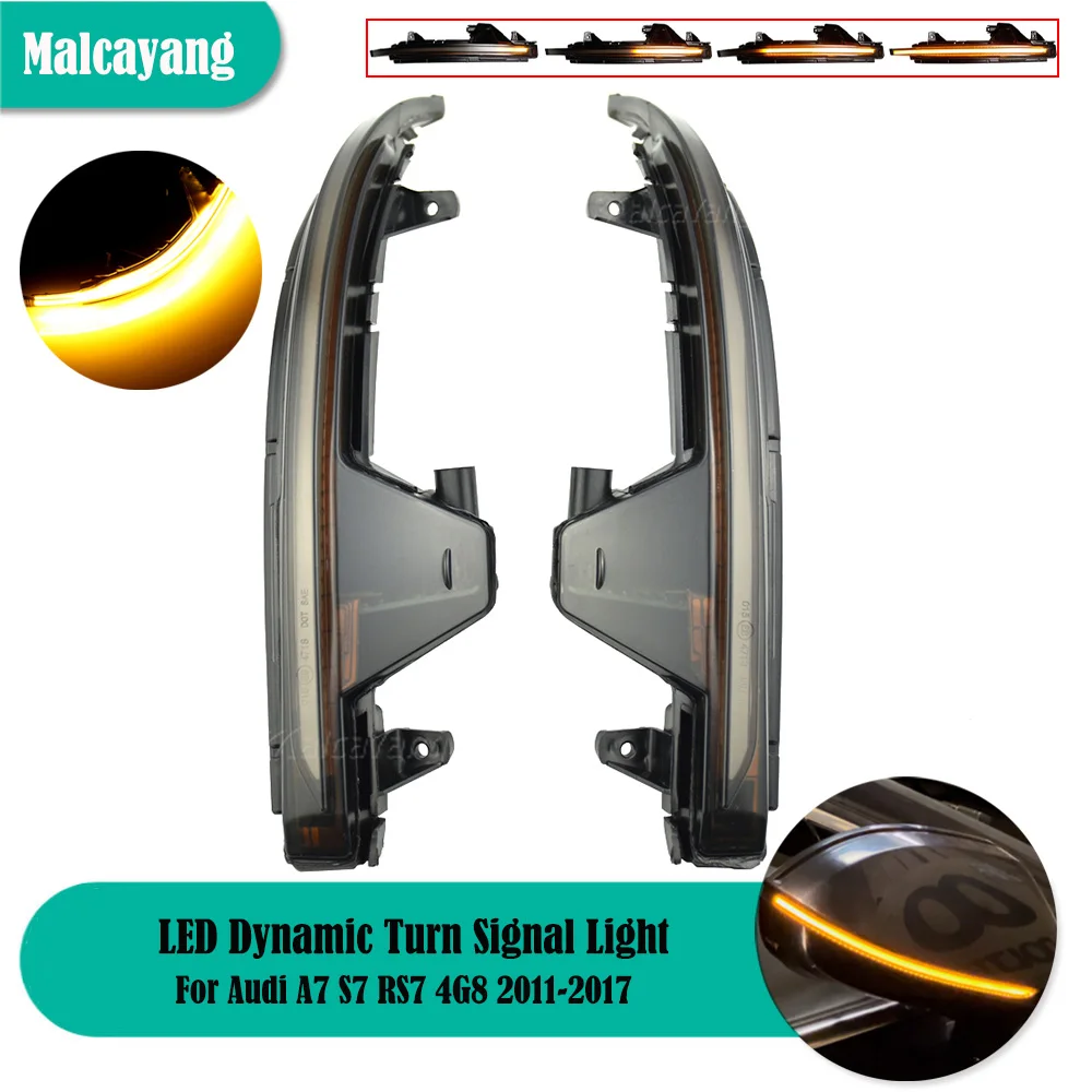 2X NEW LED Dynamic Turn Signal Light Side Wing Rearview Mirror Sequential Indicator Lamp For Audi A7 S7 RS7 4G8 2010-2017
2X NEW LED Dynamic Turn Signal Light Side Wing Rearview Mirror Sequential Indicator Lamp For Audi A7 S7 RS7 4G8 2010-2017