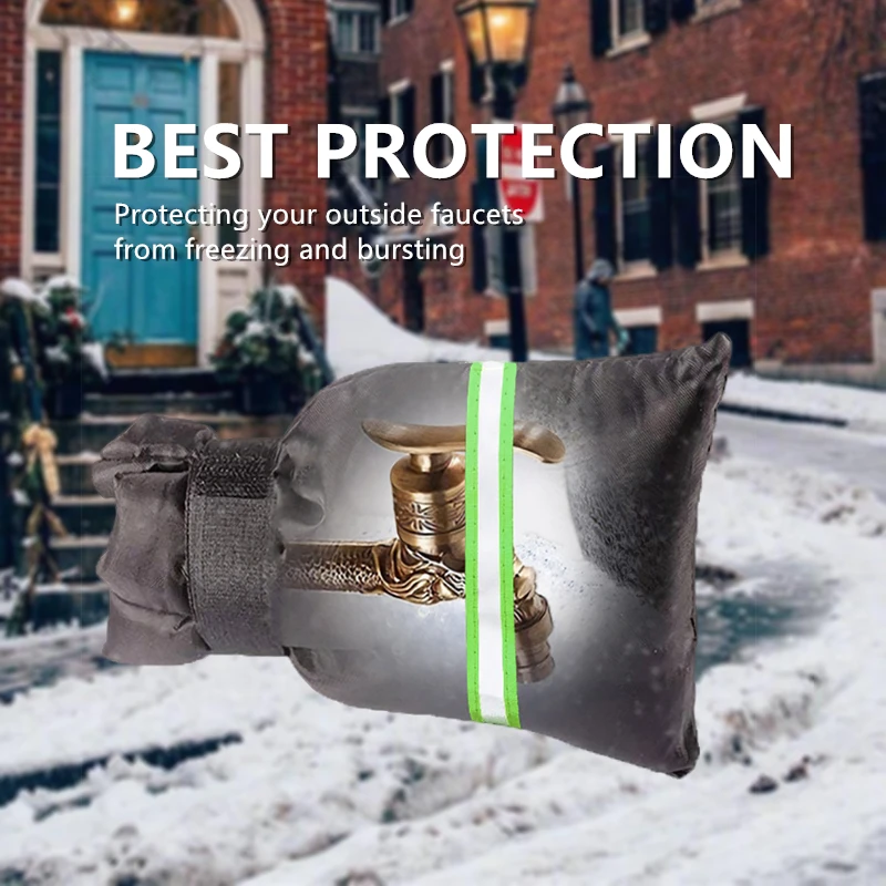 Winter Waterproof Outdoor Faucet Cover Outside Garden Faucet Freeze Protection Sock Reusable Tap Protector Faucet Accessories
Winter Waterproof Outdoor Faucet Cover Outside Garden Faucet Freeze Protection Sock Reusable Tap Protector Faucet Accessories