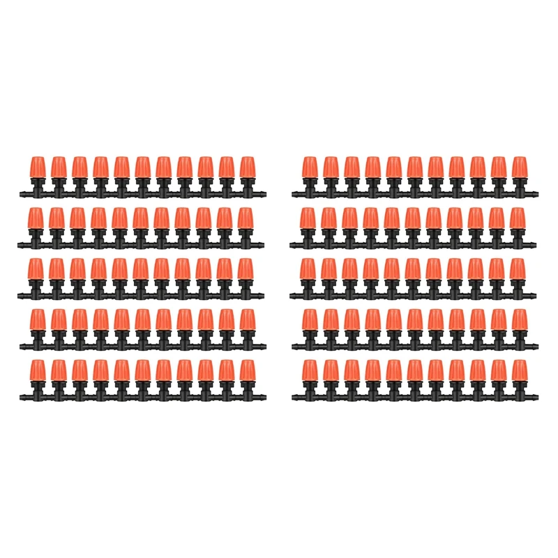 100 Pcs Three-Way Atomizing Nozzle, Adjustable Mist Nozzles, Drip Irrigation Emitters, Greenhouse Watering System
100 Pcs Three-Way Atomizing Nozzle, Adjustable Mist Nozzles, Drip Irrigation Emitters, Greenhouse Watering System