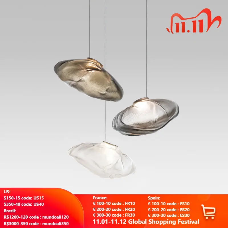 Modern Luxury Chandelier Pebble Glass LED Home Indoor Bedroom Dining Room Kitchen Furniture Decor Hanging Lighting Fixtures
Modern Luxury Chandelier Pebble Glass LED Home Indoor Bedroom Dining Room Kitchen Furniture Decor Hanging Lighting Fixtures