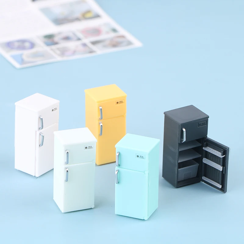 1/12 Dollhouse Retro Miniature Kitchen Plastic Fridge Refrigerator Freezer For Dolls Bedroom Living Room Accessories Toy Model
1/12 Dollhouse Retro Miniature Kitchen Plastic Fridge Refrigerator Freezer For Dolls Bedroom Living Room Accessories Toy Model