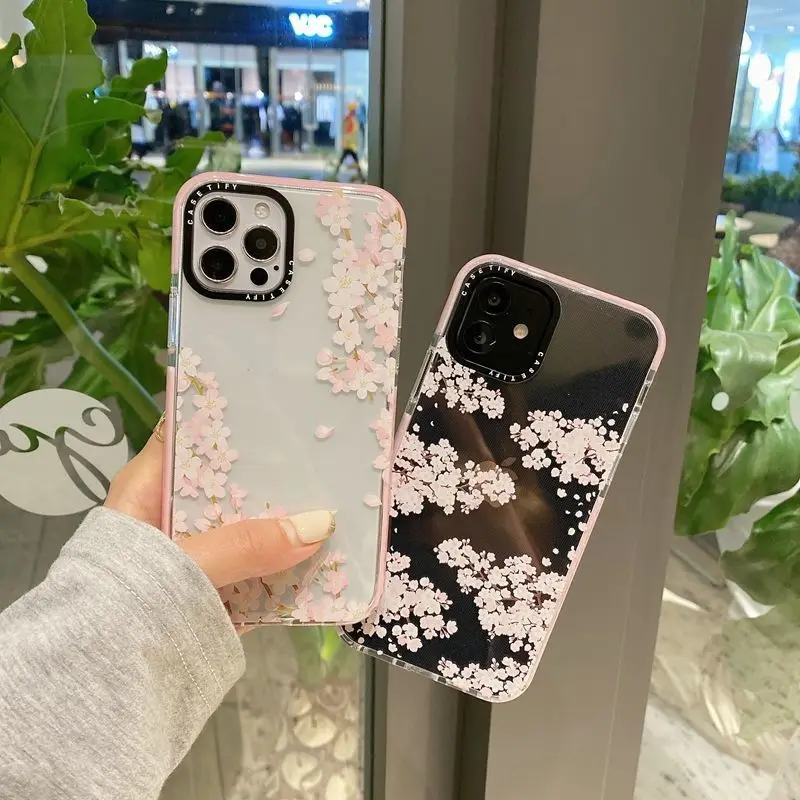 Transparent Sakura Phone Case for IPhone 13 Pro Max 11 12 Pro XR XS 7 8 P Cherry Cloud Shockproof Phone Soft Case Back Cover
Transparent Sakura Phone Case for IPhone 13 Pro Max 11 12 Pro XR XS 7 8 P Cherry Cloud Shockproof Phone Soft Case Back Cover