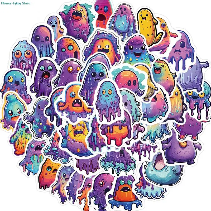 50PC/bag Funny Cartoon Melting Monster Stickers DIY Skateboard Notebook Fridge Phone Car Cute Decals Graffiti Kid Decoration Toy
50PC/bag Funny Cartoon Melting Monster Stickers DIY Skateboard Notebook Fridge Phone Car Cute Decals Graffiti Kid Decoration Toy
