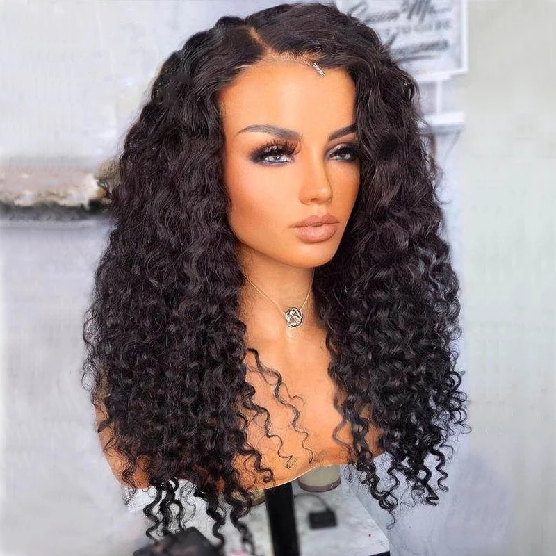 26Inch Soft Kinky Curly Synthetic Lace Front Wig For Women Babyhair Preplucked Heat Resistant Natural Black Glueless Wig
26Inch Soft Kinky Curly Synthetic Lace Front Wig For Women Babyhair Preplucked Heat Resistant Natural Black Glueless Wig