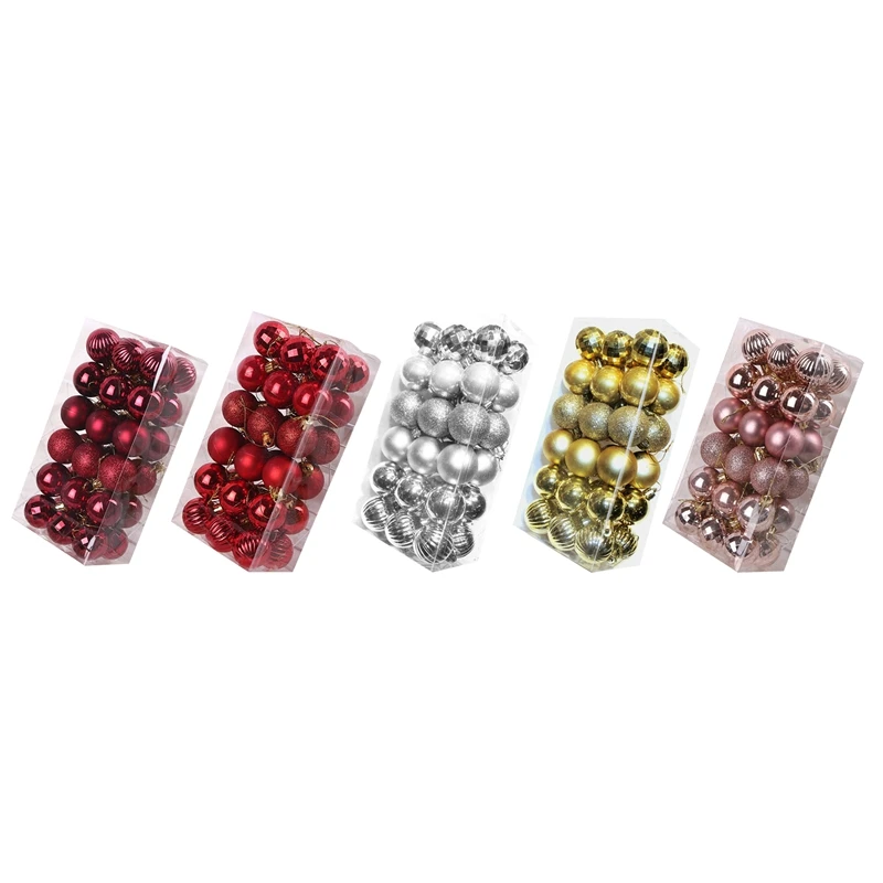 36PCS 4Cm Plastic Christmas Ball Pearly Matte Light Shaped New Year Decoration Christmas Tree Ball Pendant
36PCS 4Cm Plastic Christmas Ball Pearly Matte Light Shaped New Year Decoration Christmas Tree Ball Pendant