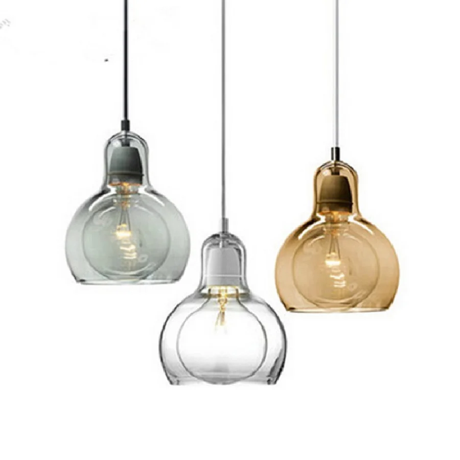 

Современные светодиодные подвесные светильники LukLoy в скандинавском стиле, люстра из одного стекла для кухни, гостиной, лофта, Ins, стеклянная...