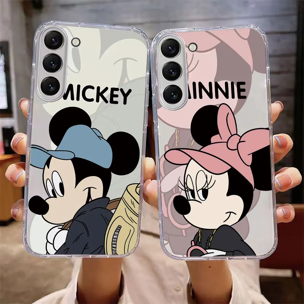 

Disney Mickey Mouse Minnie Anime Case For Samsung Galaxy M60 M23 M22 M12 M11 M02 A81 A11 A10 A10S A03 A03S A02 J7 J6 Case Cover