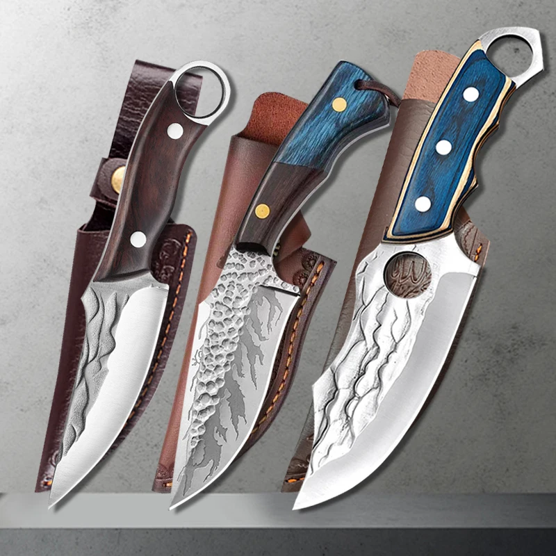 Kitchen Knives Meat Cleaver Butcher Boning Knife Outdoors Barbecue Fishing Camping Knife Sharp Cooking Cutter with Sheath
Kitchen Knives Meat Cleaver Butcher Boning Knife Outdoors Barbecue Fishing Camping Knife Sharp Cooking Cutter with Sheath
