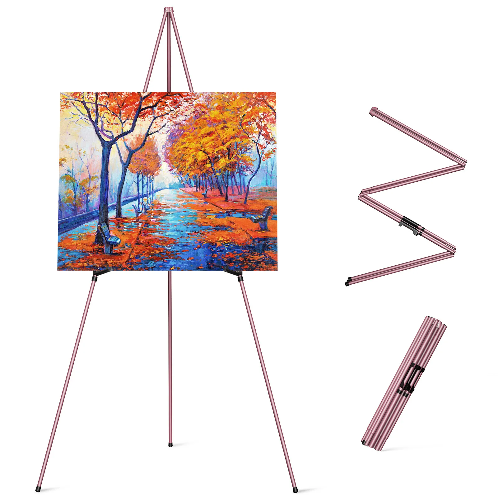 Portable Easel Artist Painting Adjustable Height Holder with Buckle Tripod Display Stand for Craft Supplies Art Poster
Portable Easel Artist Painting Adjustable Height Holder with Buckle Tripod Display Stand for Craft Supplies Art Poster