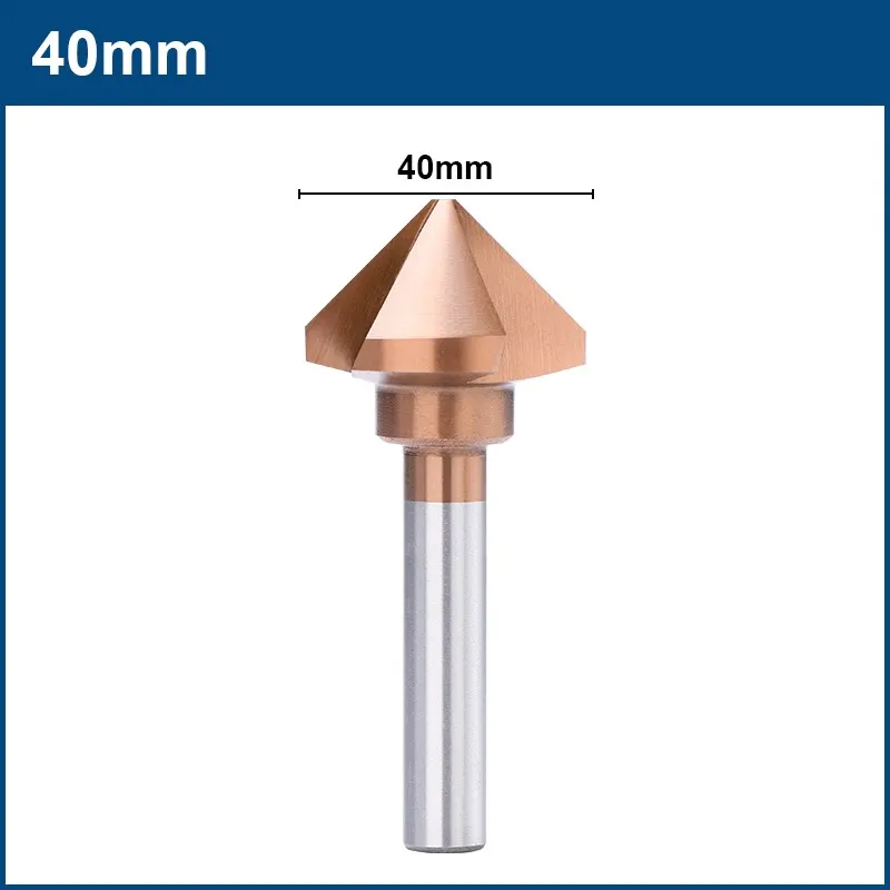 Фаска с тремя канавками HAMPTON, 90 градусов, сверло из быстрорежущей стали с покрытием TiCN, 4,5-50 мм, сверло для зенковки, резак для дерева, металла
Фаска с тремя канавками HAMPTON, 90 градусов, сверло из быстрорежущей стали с покрытием TiCN, 4,5-50 мм, сверло для зенковки, резак для дерева, металла